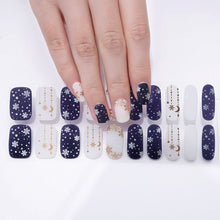 Cargar imagen en el visor de la galería, Gel Nail Sticker Nieve Invernal