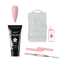 Cargar imagen en el visor de la galería, COMBO ESENCIAL - Color de Polygel a elección! Incluye Pincel Dual, Slip Solution y Moldes Dual Forms. Todo en una bolsita de algodón orgánico hermosa