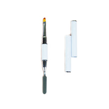 Cargar imagen en el visor de la galería, Pincel con espátula para moldear el Polygel - Color Blanco