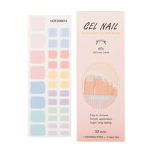 Cargar imagen en el visor de la galería, Gel Nail Sticker Sunny California Pies
