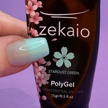 Cargar imagen en el visor de la galería, Zekaio Polygel - Stardust Green