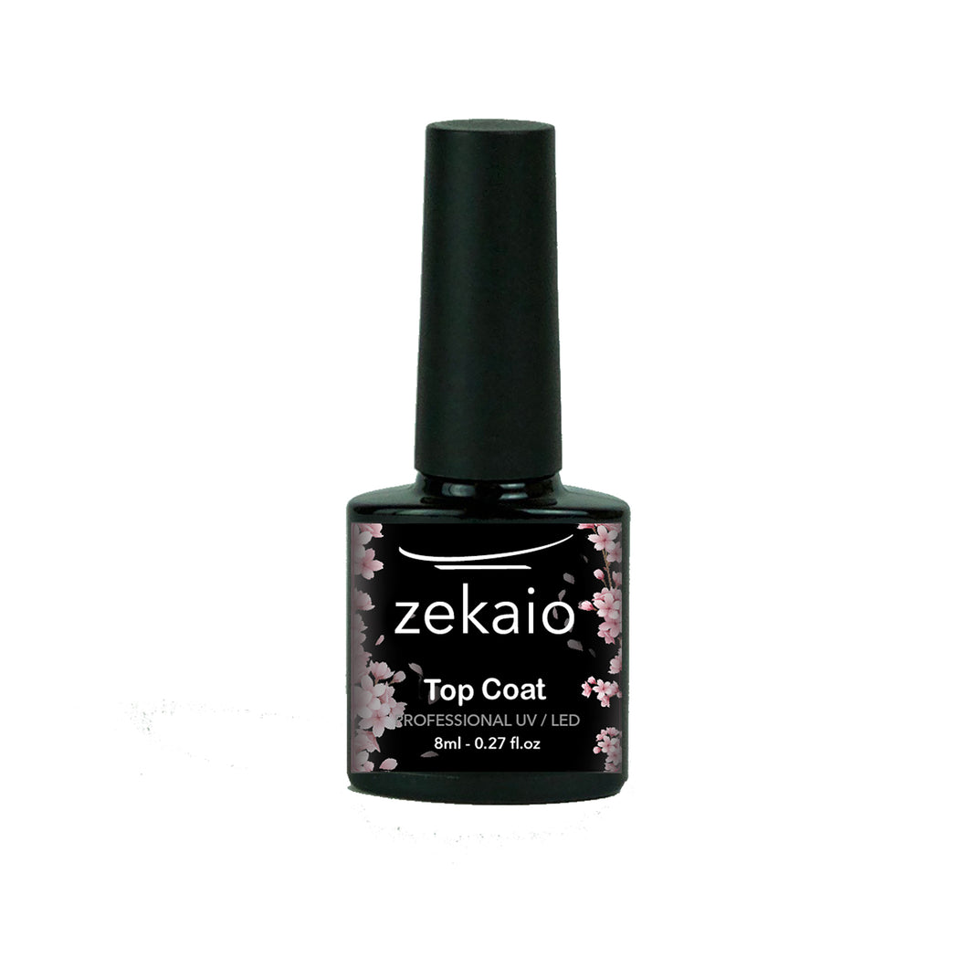 Zekaio Top Coat UV/LED Soak Off No Wipe